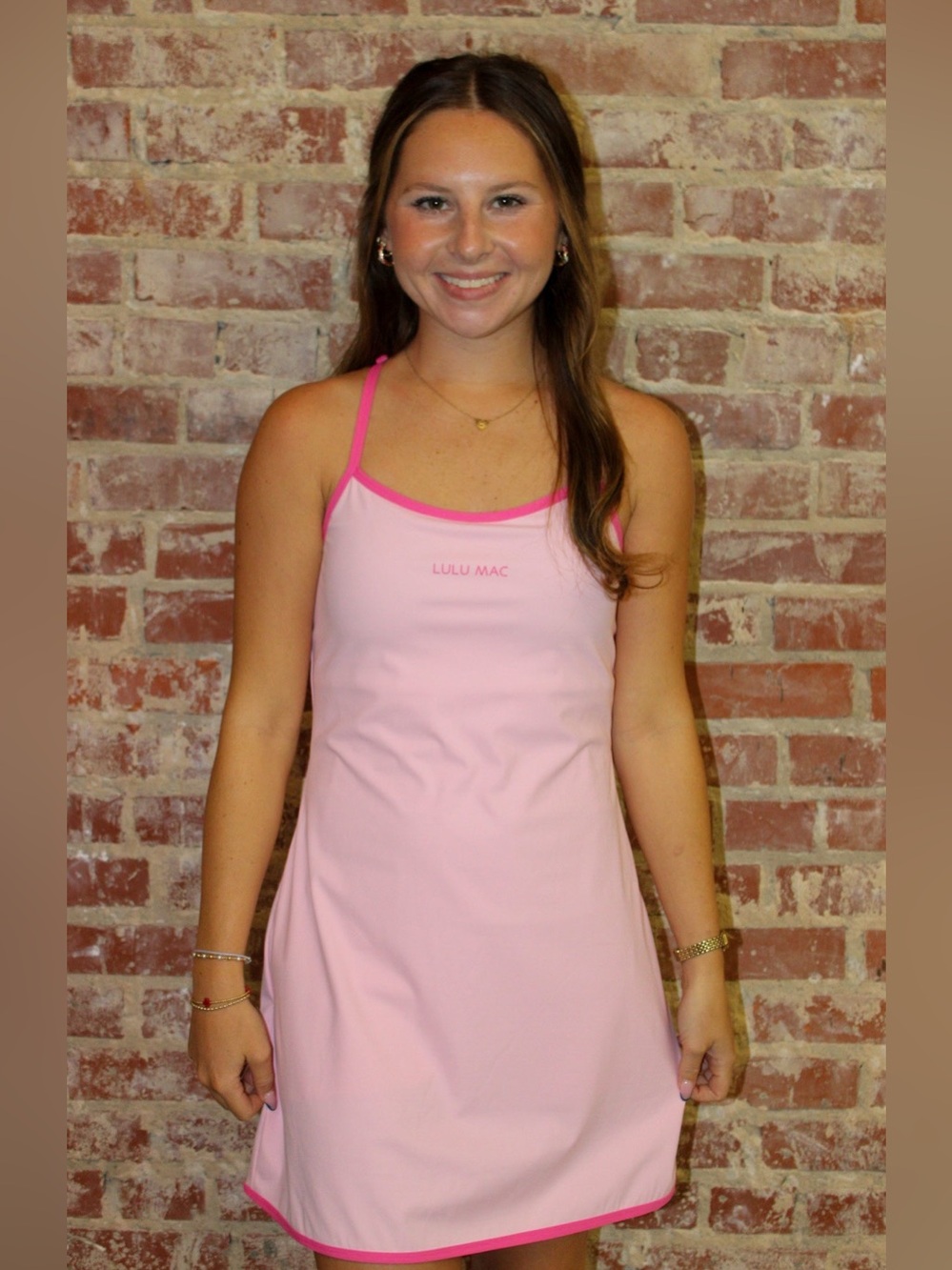 Lulu Mac Light Pink Aurora Athletic Dress